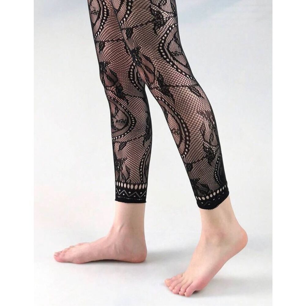 Footless Patterned Tights